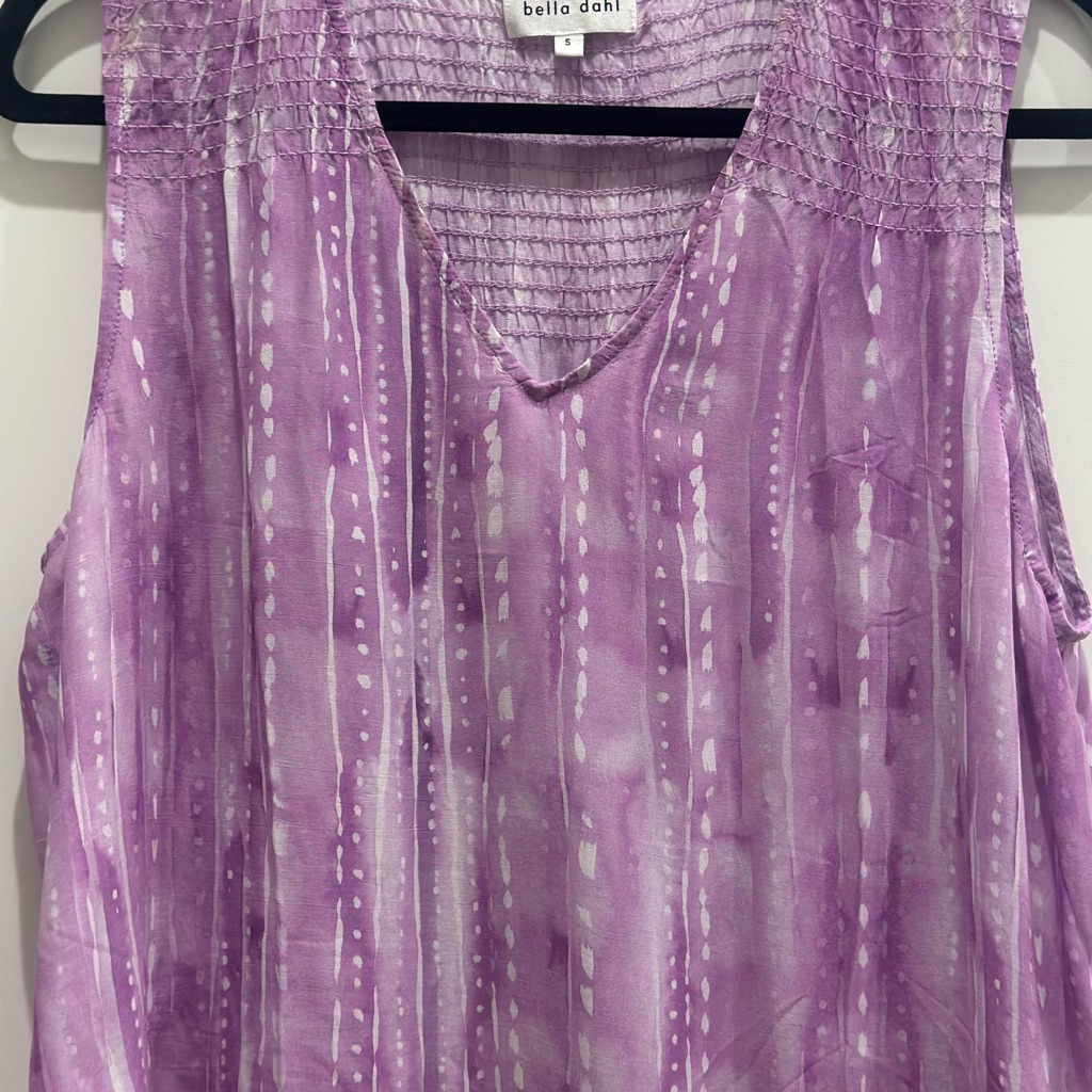 Clearance Sale! Bella Dahl Purple Women's Sleeveless Blouse